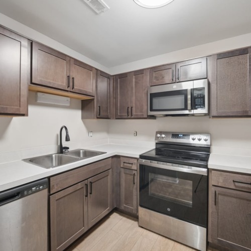 Spacious kitchens with thoughtful details
